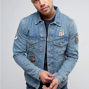 Jack and Jones Intelligence Denim Jacket Size Medium